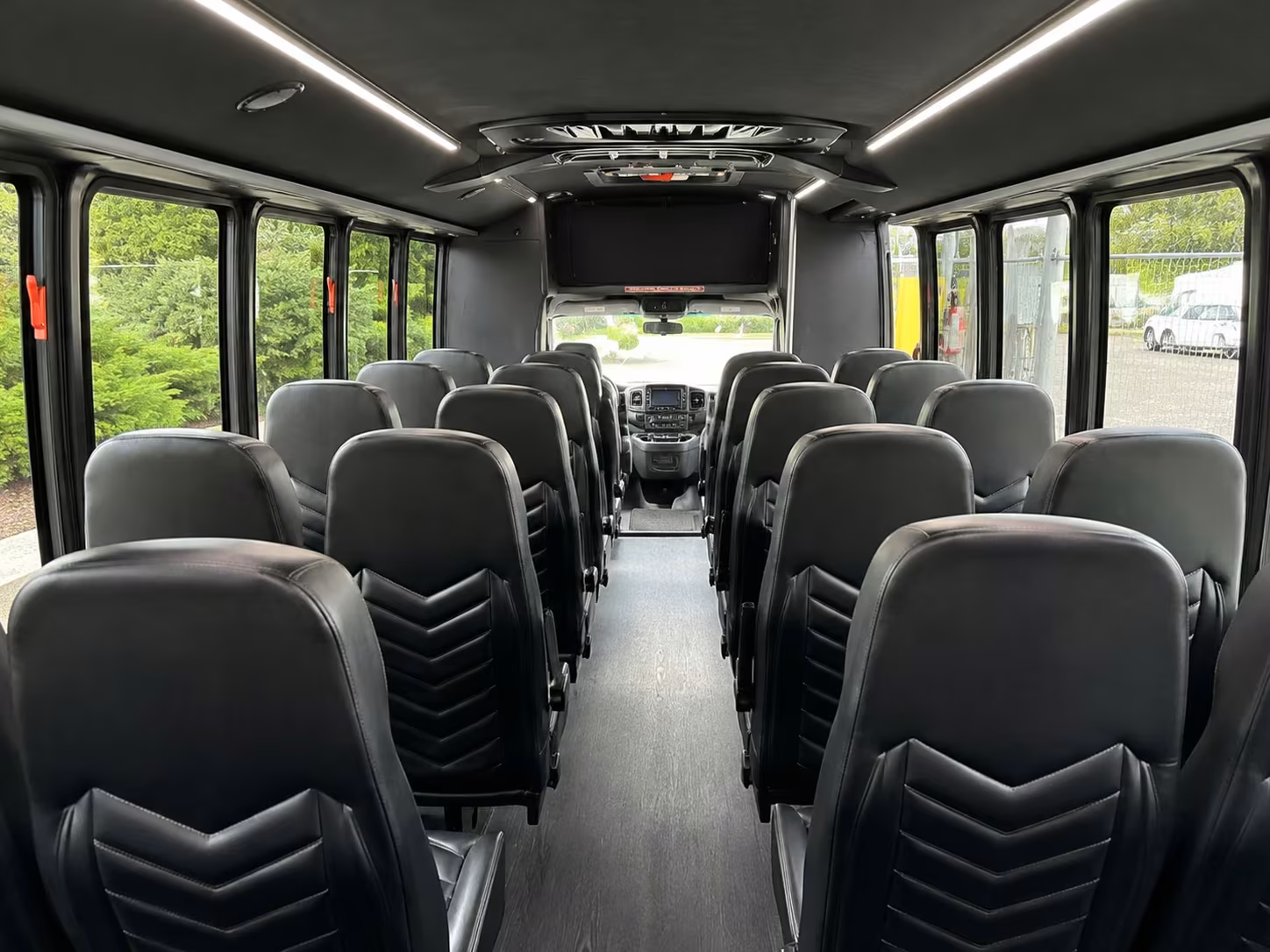 20 passenger minibus interior