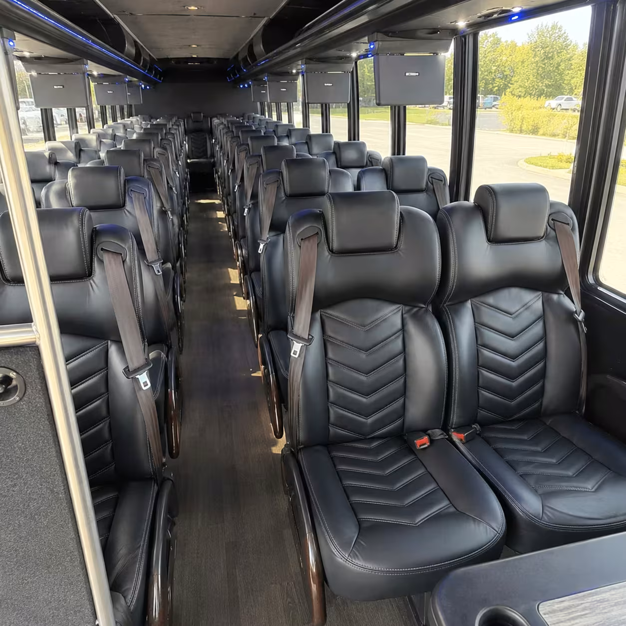 25 passenger minibus interior