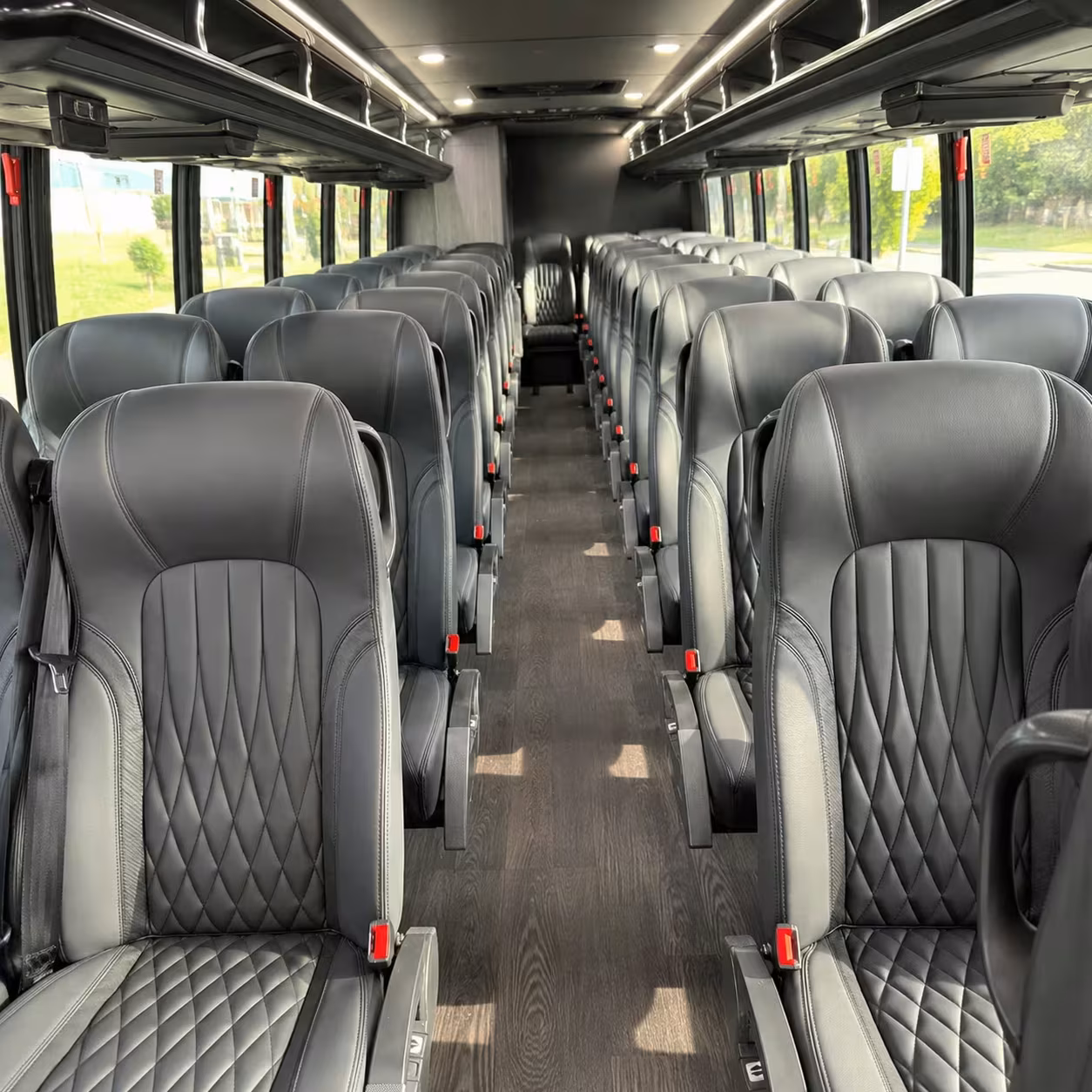 28 passenger minibus inside