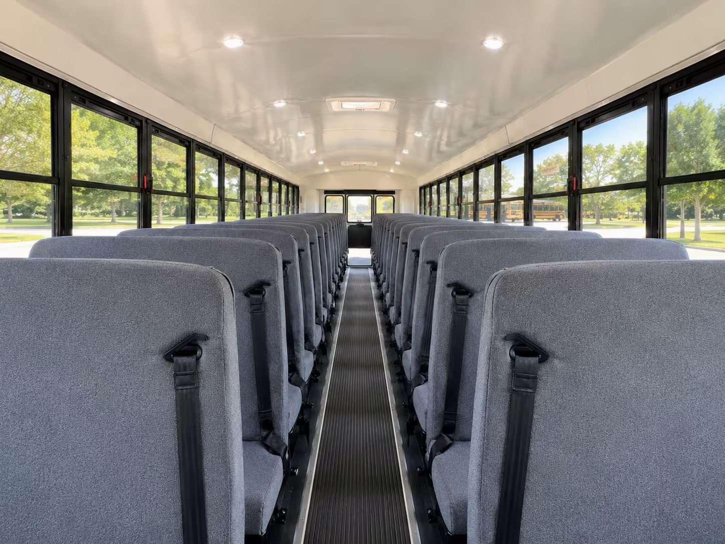 school bus interior