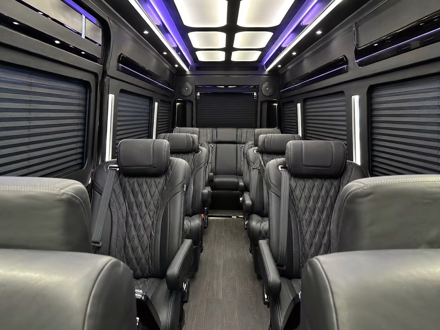 sprinter van with driver interior