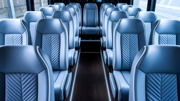 waterbury 30 passenger minibus inside